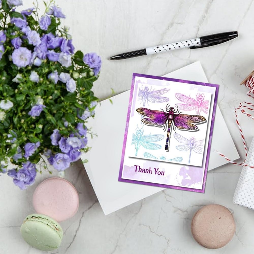 Dragonfly Clear Stamps for DIY - Rubber Stamp Blank ulasan dan harga