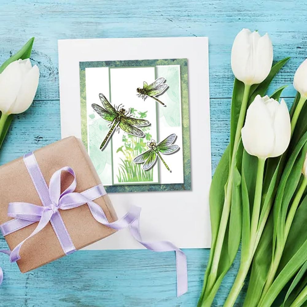 Dragonfly Clear Stamps for DIY - Rubber Stamp Blank ulasan dan harga
