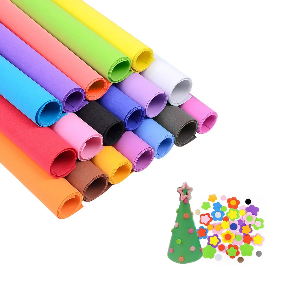 1/18Pcs Colorful EVA Foam Shee - Art Craft Halloween ulasan dan harga