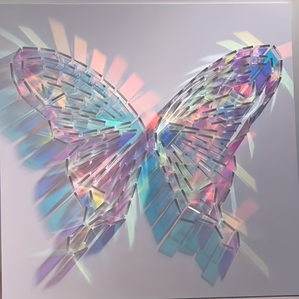 Iridescent Acrylic Mirror Tile - Art Crafting ulasan dan harga