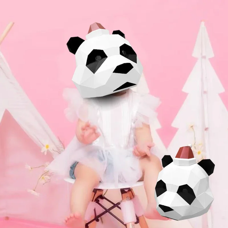 Christmas Panda Mask Paper Mod - Art Craft Center ulasan dan harga