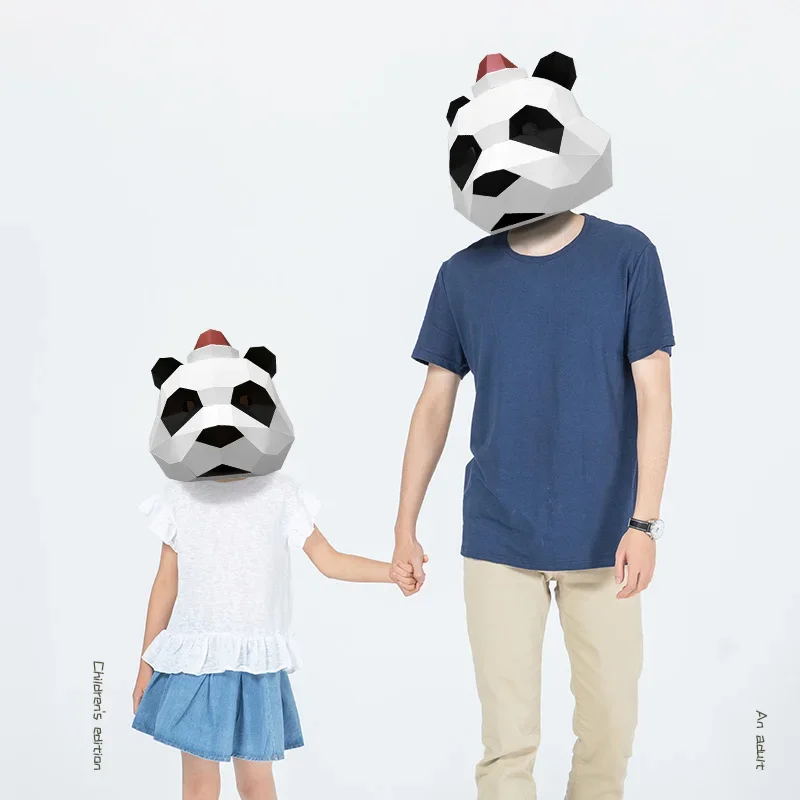 Christmas Panda Mask Paper Mod - Art Craft Center ulasan dan harga