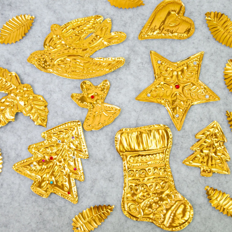 DIY Gold Foil Art Relief Chris - Art Craft Paper ulasan dan harga