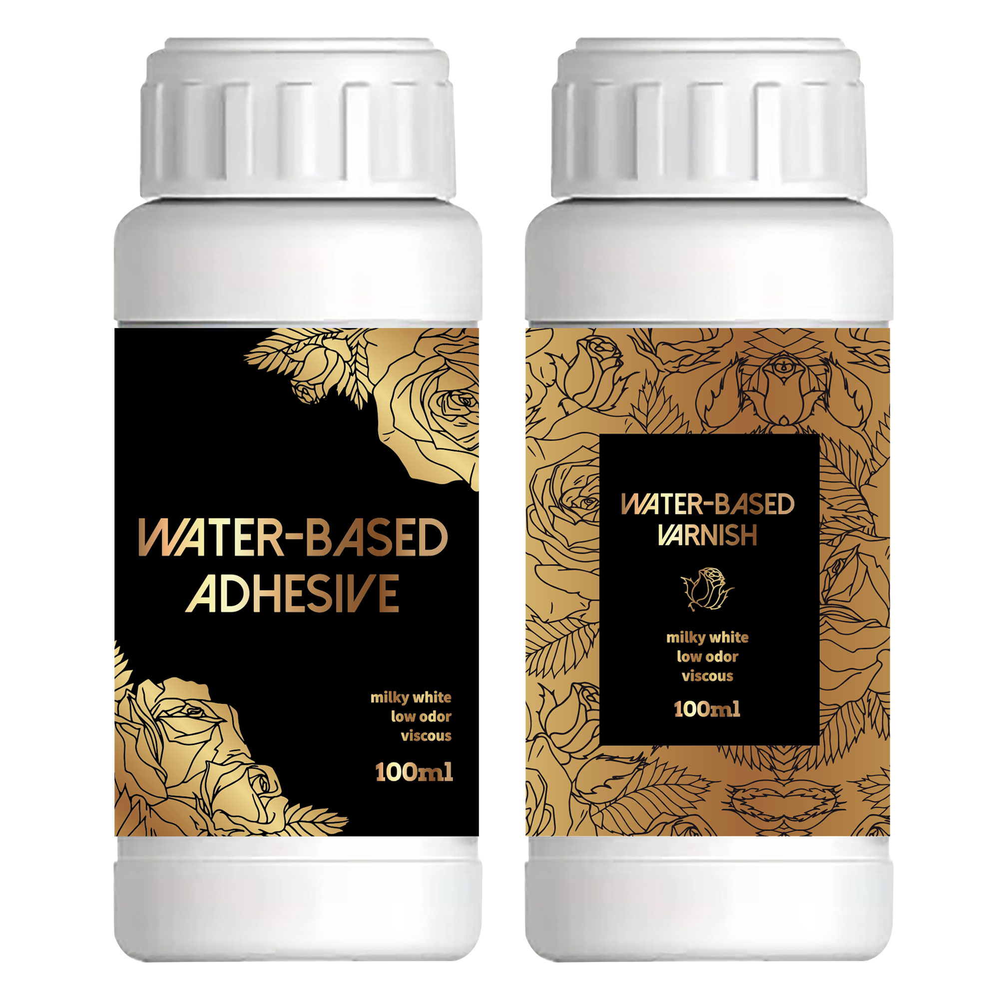 100ML/200ML Golden Foil Adhesi - Craft Art Set ulasan dan harga
