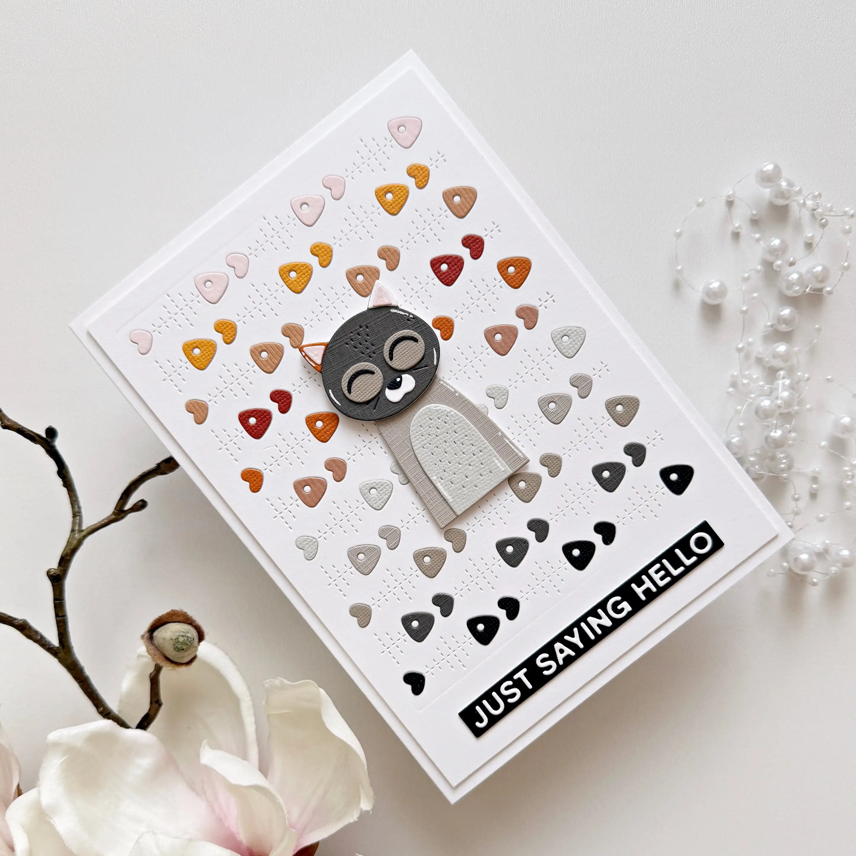 Cutting DiesSilly Owl Cat Cong - Rubber Stamp Blank ulasan dan harga