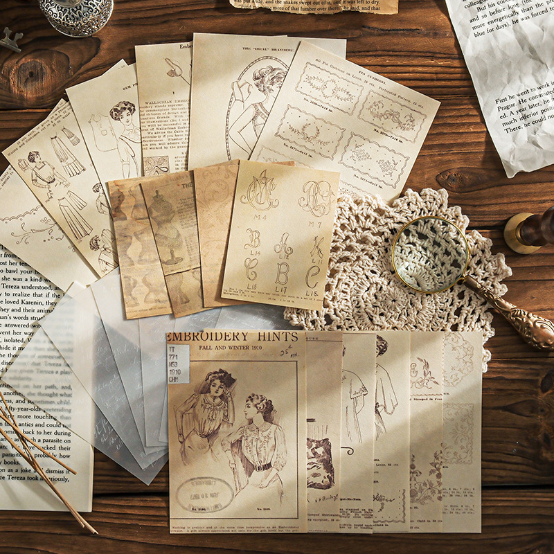 Vintage Scrapbooking Craft Pap - Art Craft Background ulasan dan harga