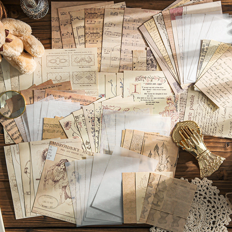 Vintage Scrapbooking Craft Pap - Art Craft Background ulasan dan harga