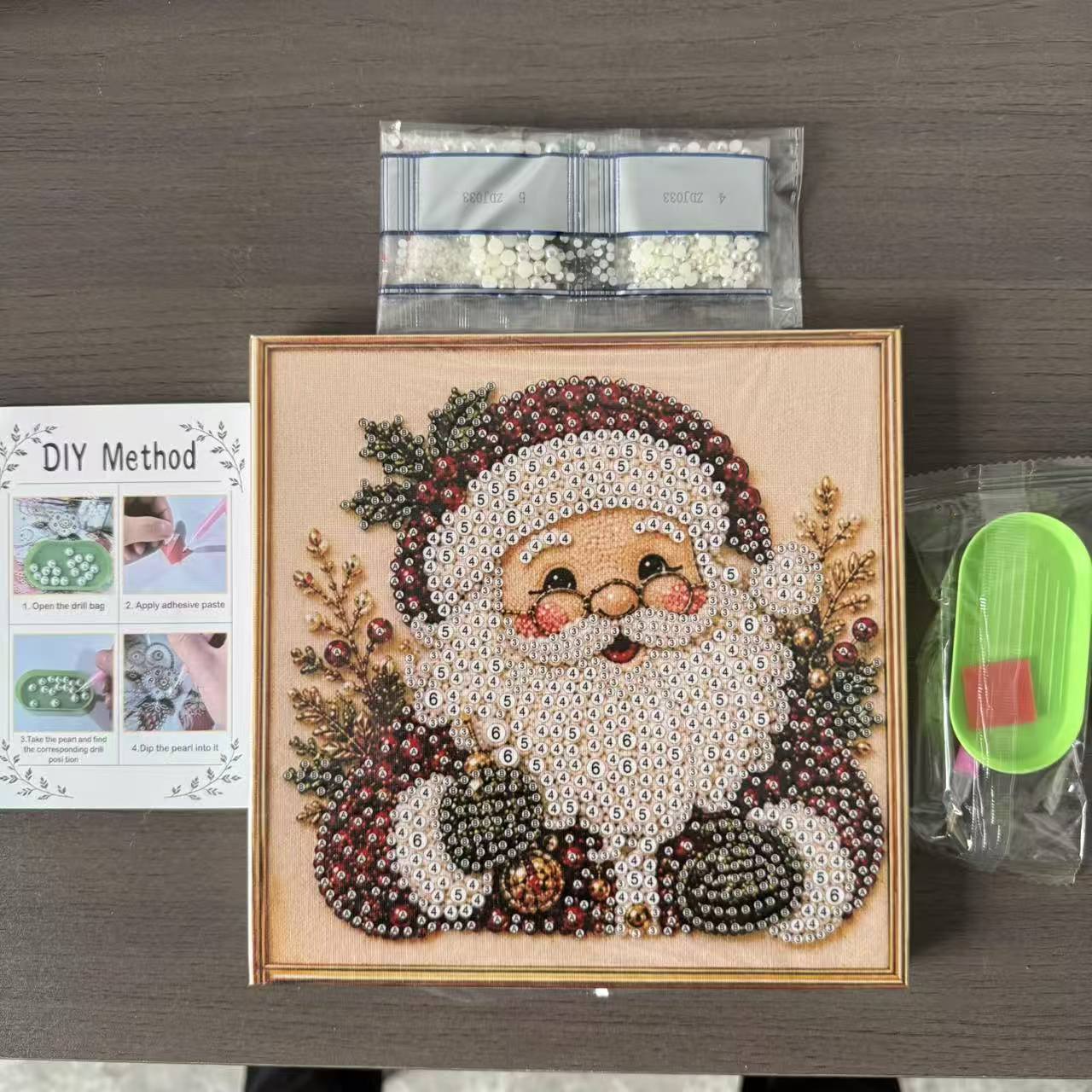 Christmas Pearl Diamond Painti - Art Craft Party ulasan dan harga