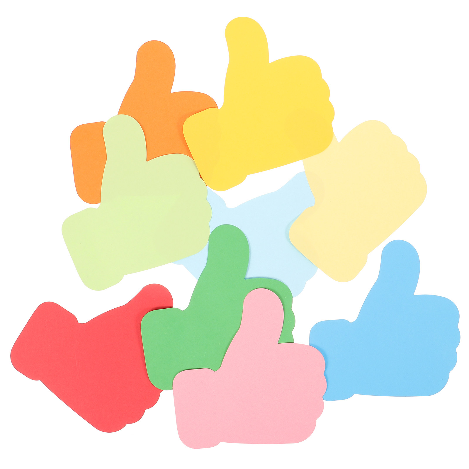 54Pcs Hand Shaped Paper Cutout - Art Craft Paper ulasan dan harga