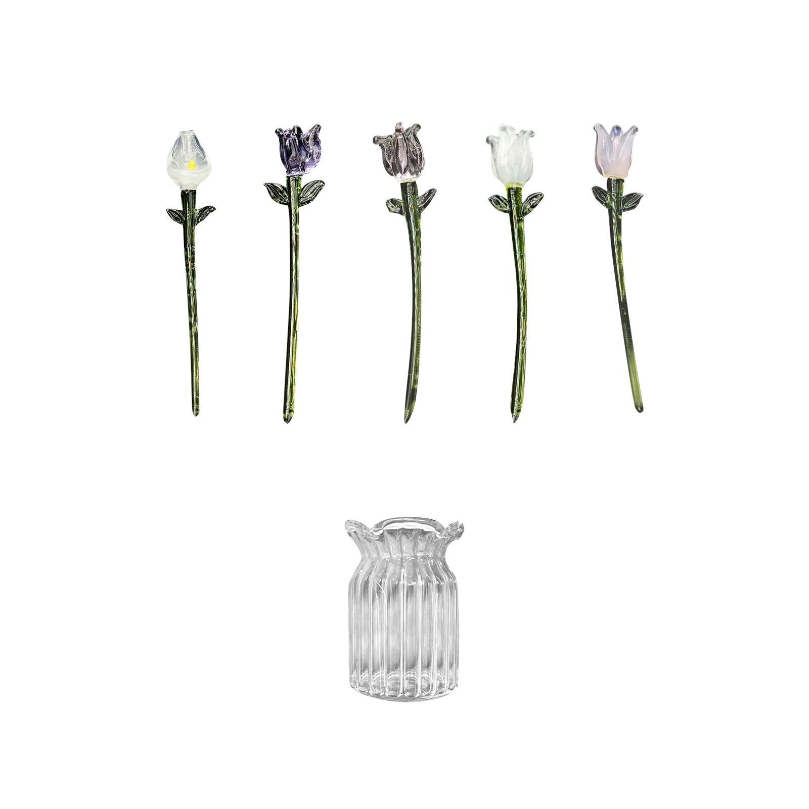 Glass Flower Home Decor Mother - Art And Craft For Mother'S Day ulasan dan harga
