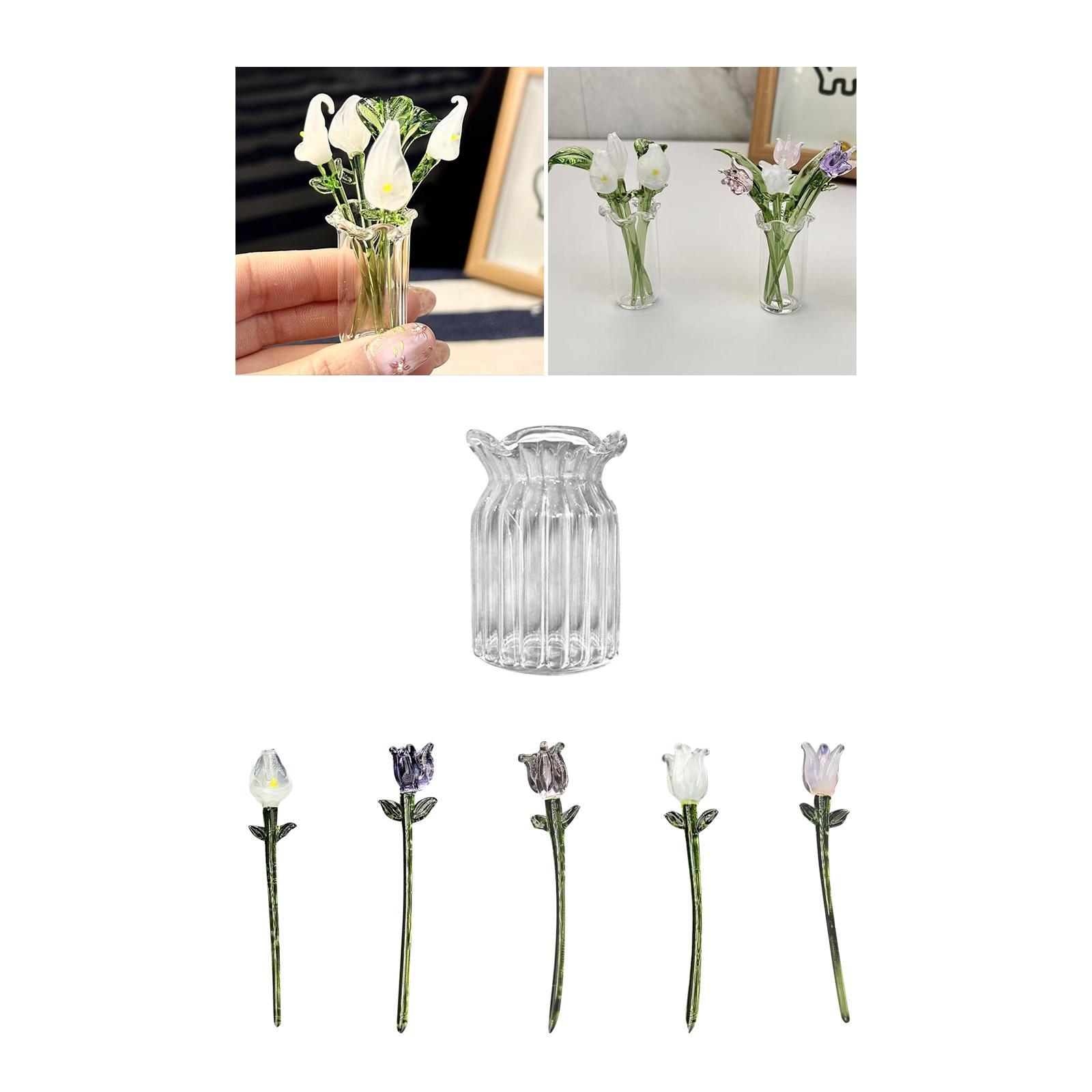 Glass Flower Home Decor Mother - Art And Craft For Mother'S Day ulasan dan harga