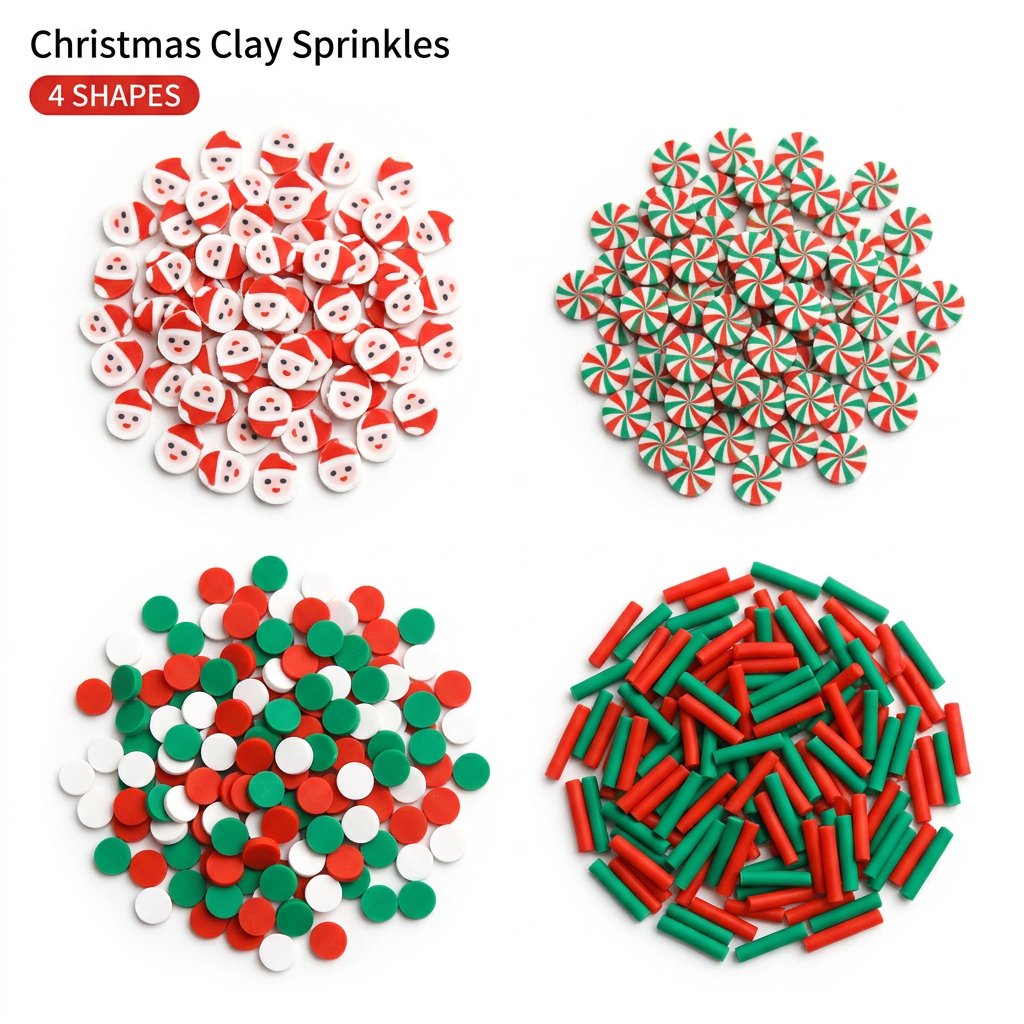 1500pcs Christmas Clay Sprinkl - Art Craft Halloween ulasan dan harga
