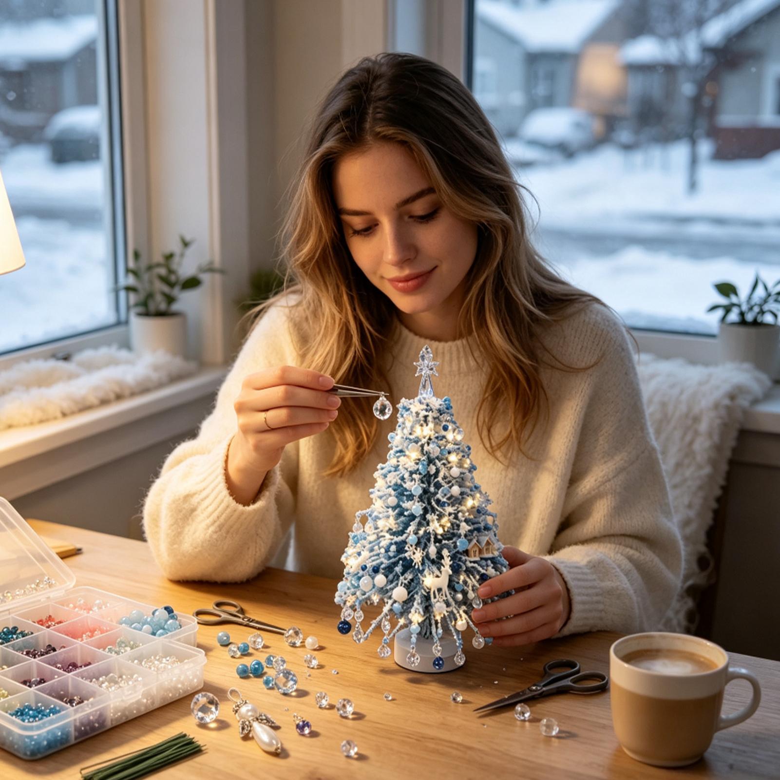 Christmas Tree Beading Art Win - The Art And Craft Of Jewelry ulasan dan harga