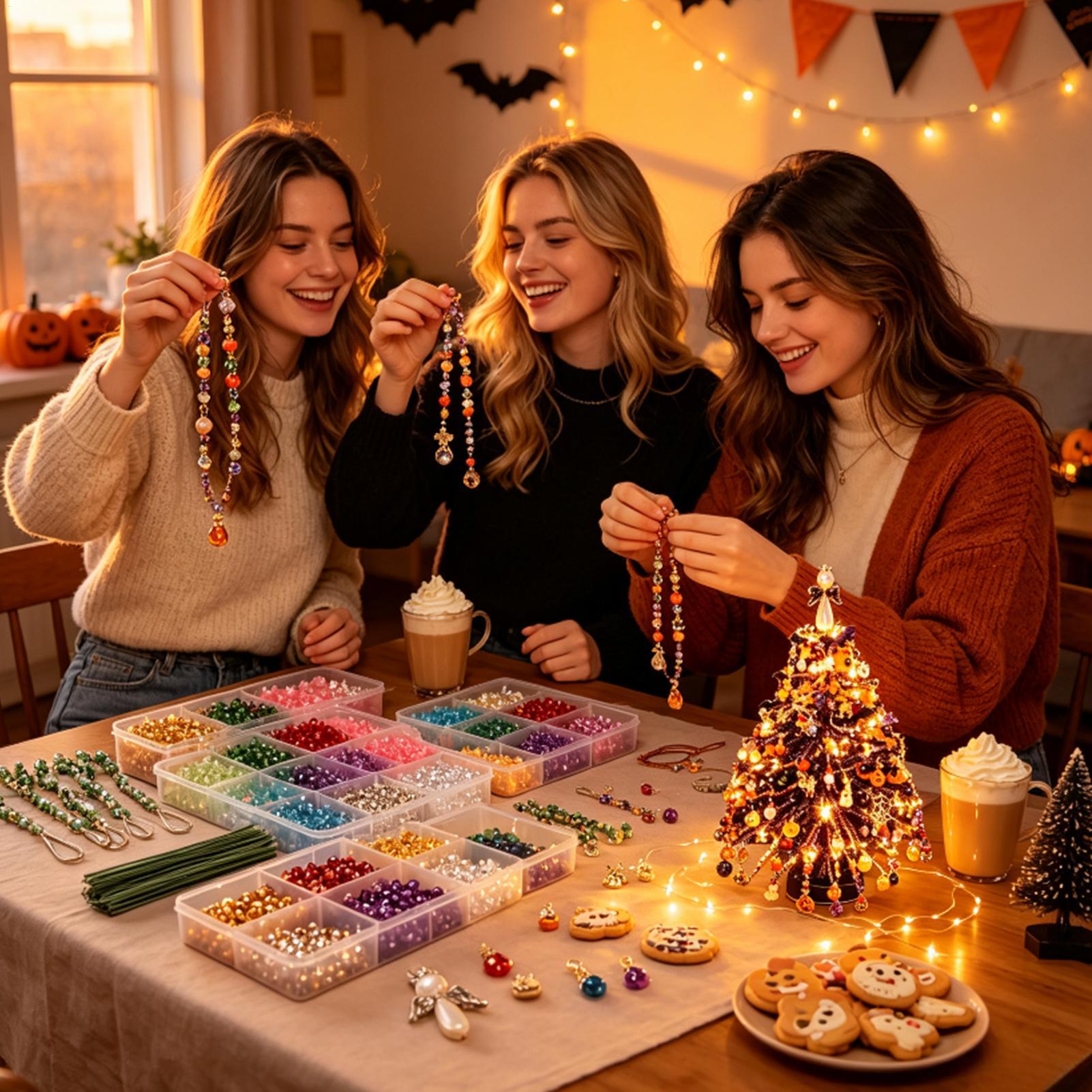 Christmas Tree Beading Art Win - The Art And Craft Of Jewelry ulasan dan harga