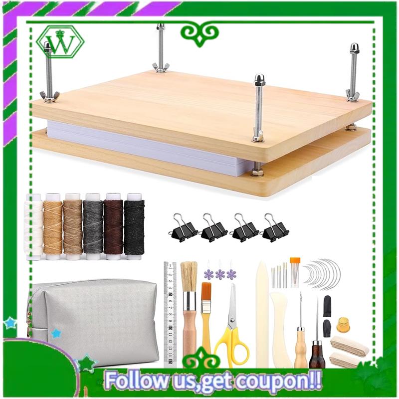 Reliable-Kits Wooden Book Pres - Bookbinding Supply Kit ulasan dan harga