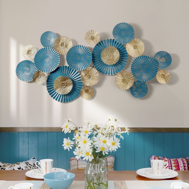 rn-Modern Metal Wall Art 3D Ir - Art Craft Background ulasan dan harga