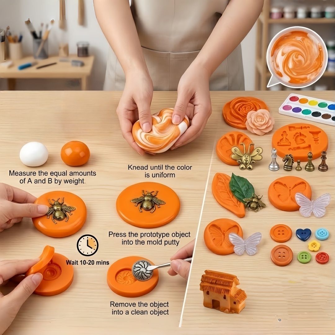 Silicone Putty DIY Crafting Se - Craft Art Set ulasan dan harga