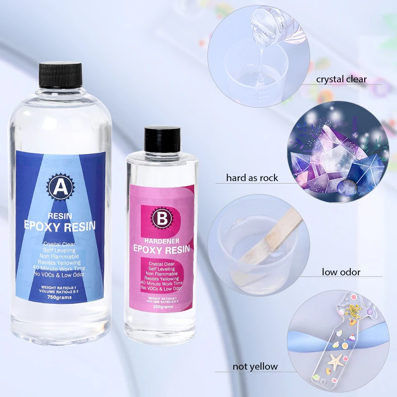 Epoxy Resin Kit Crystal Clear  - Art Craft Stick ulasan dan harga