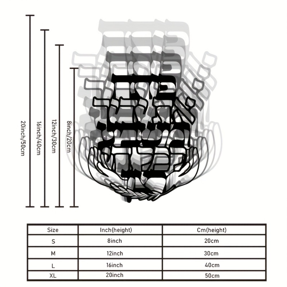 CIFBUY Metal Wall Art Hebrew B - Art & Craft Of Problem Solving ulasan dan harga