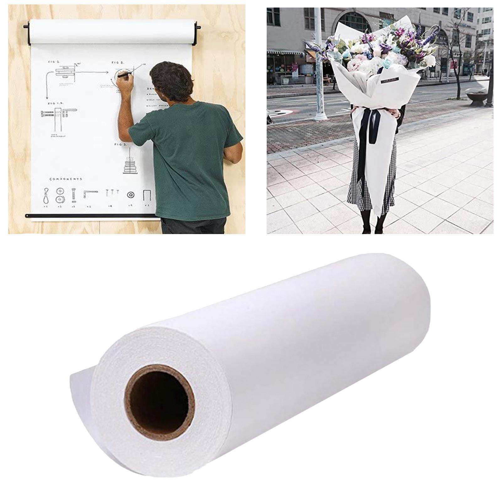 10/20/30m/Roll White Kraft Art - Art And Craft Recycle ulasan dan harga