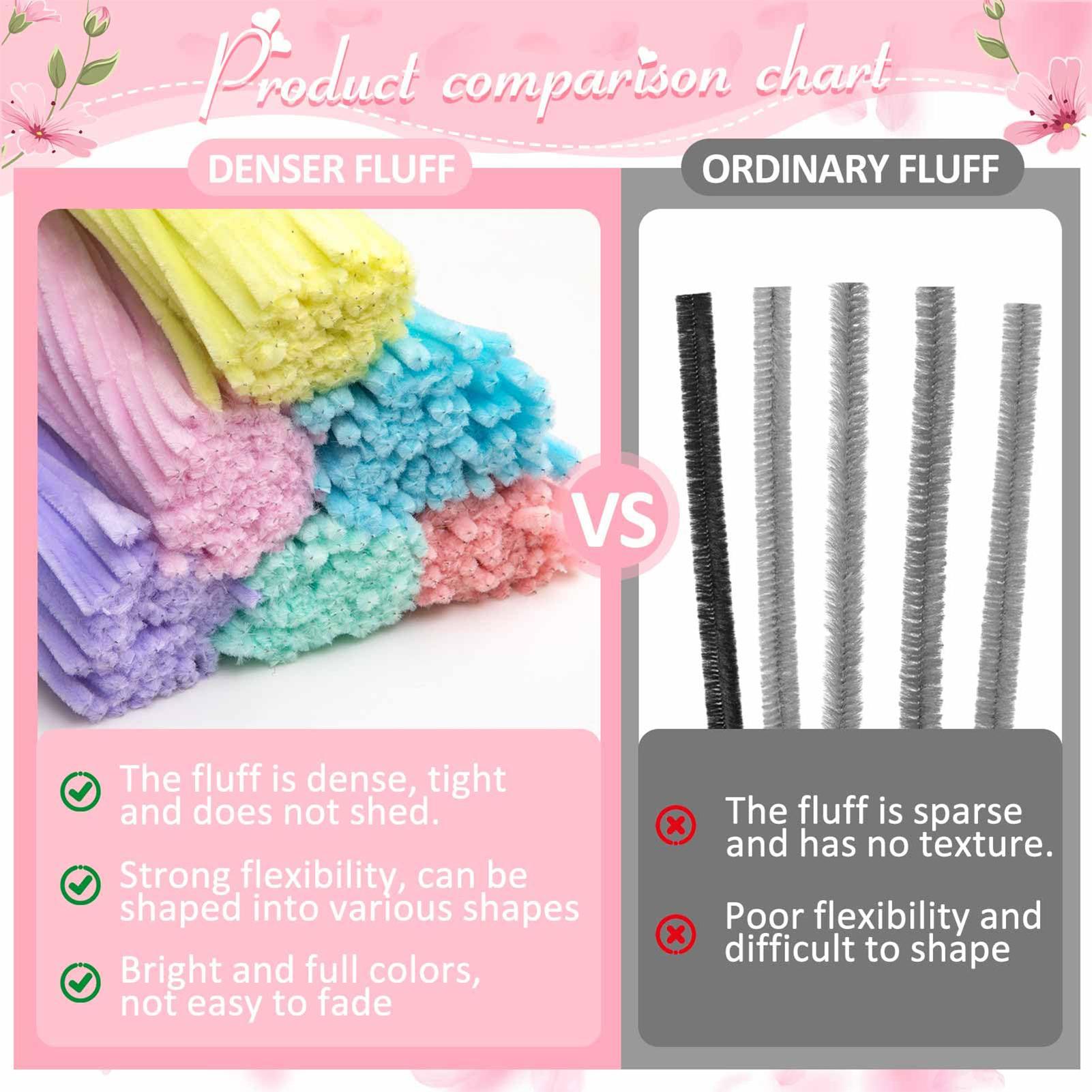 Chenille Stems Pipe Cleaners C - Art Craft Stick ulasan dan harga