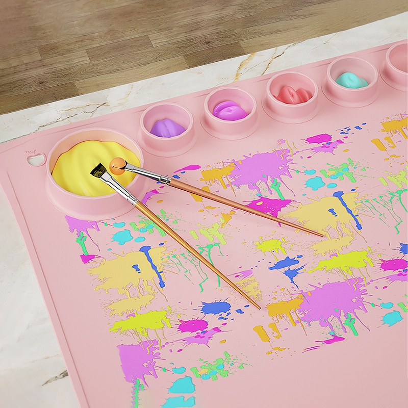 60X40cm Silicone Painting Mat  - Art Craft Stick ulasan dan harga
