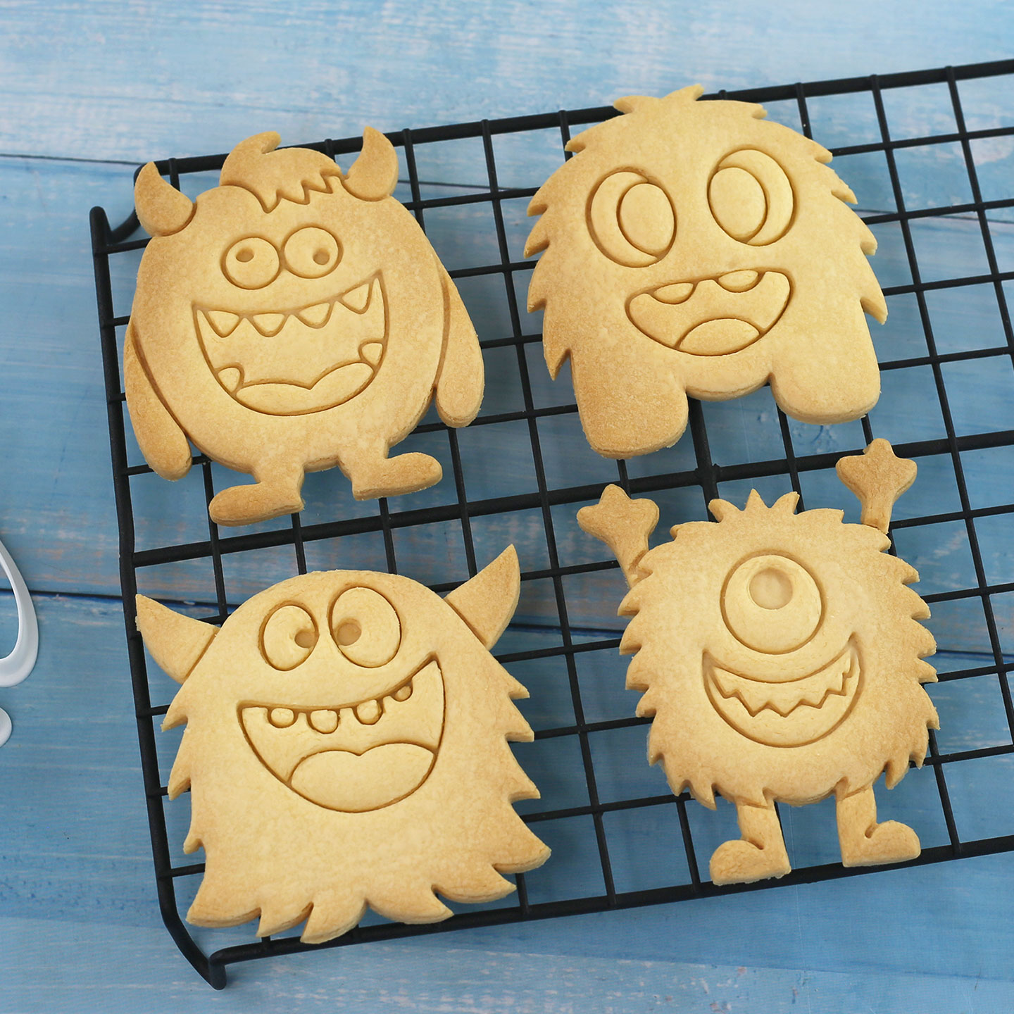 1 Pc/4 Pcs Large Monster Cooki - Art Craft Party ulasan dan harga