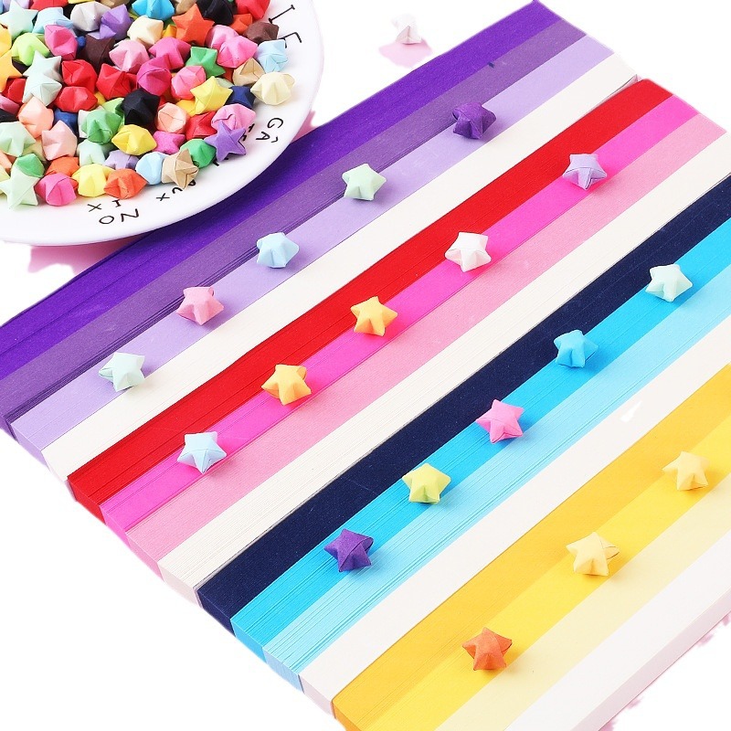 540 Sheets Star Origami Paper  - Art Craft Halloween ulasan dan harga