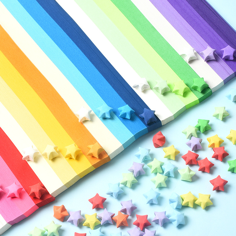 540 Sheets Star Origami Paper  - Art Craft Halloween ulasan dan harga