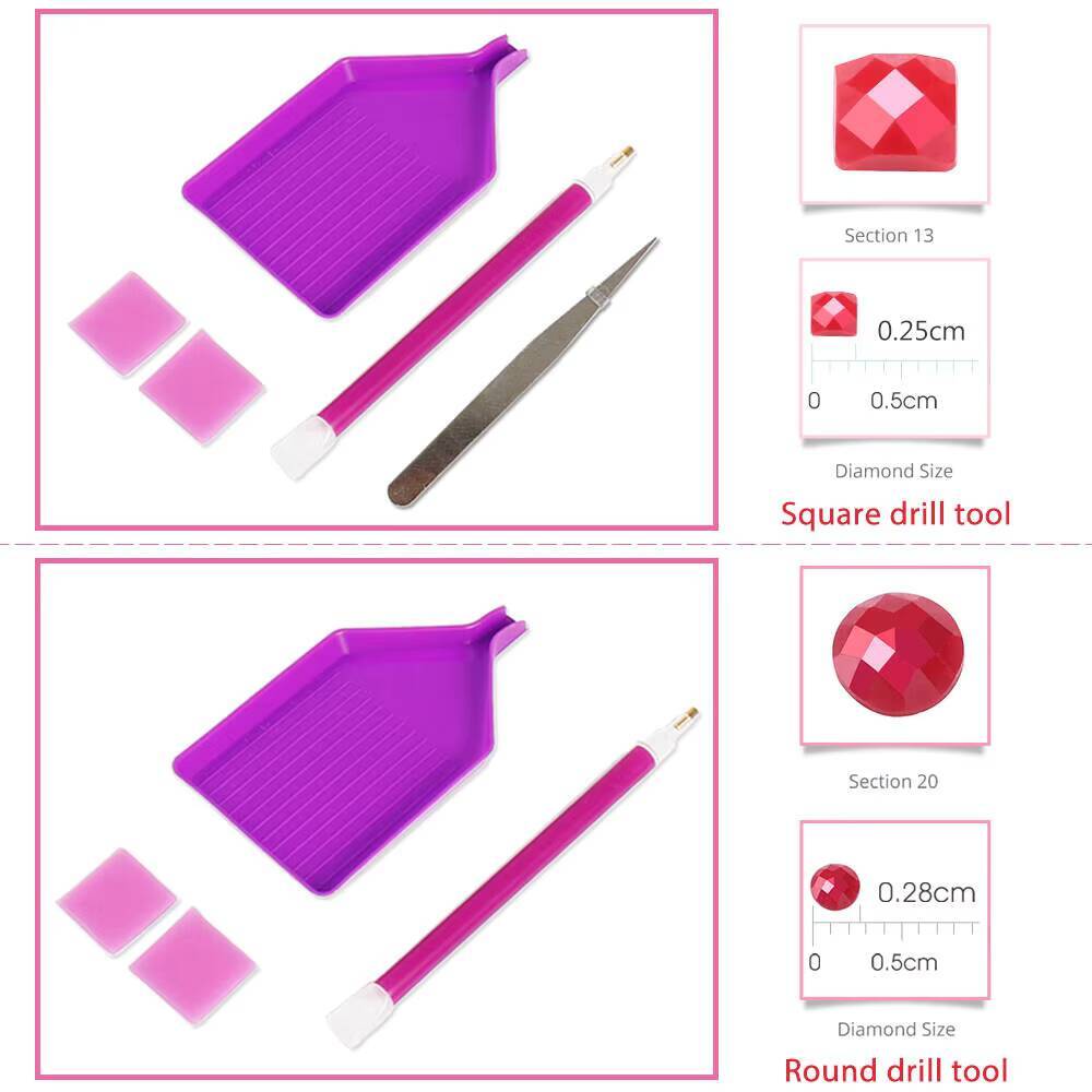 Evershine DIY Full Square Roun - Craft Art Set ulasan dan harga