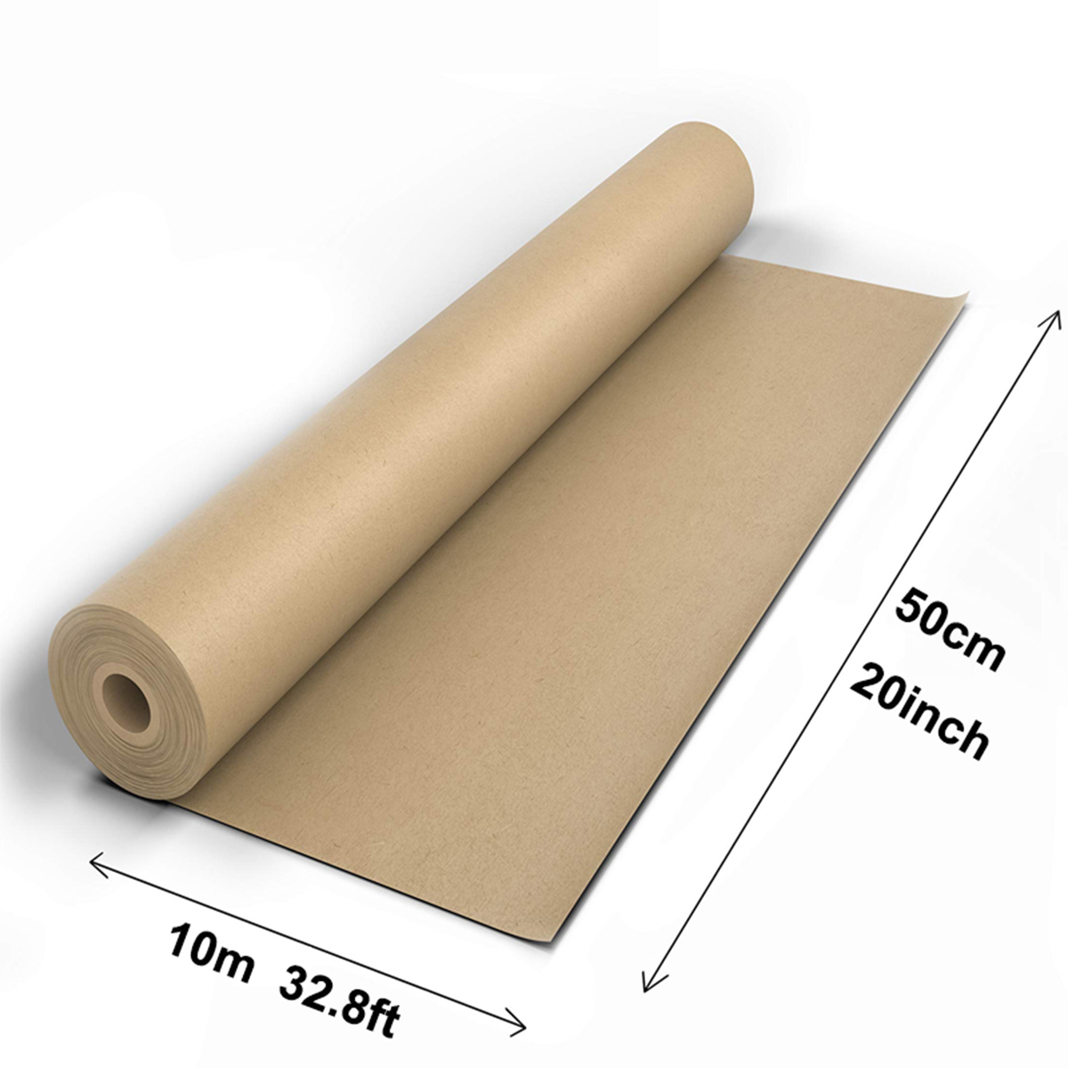 1 Roll of Brown Eco Kraft Pape - Art And Craft Recycle ulasan dan harga