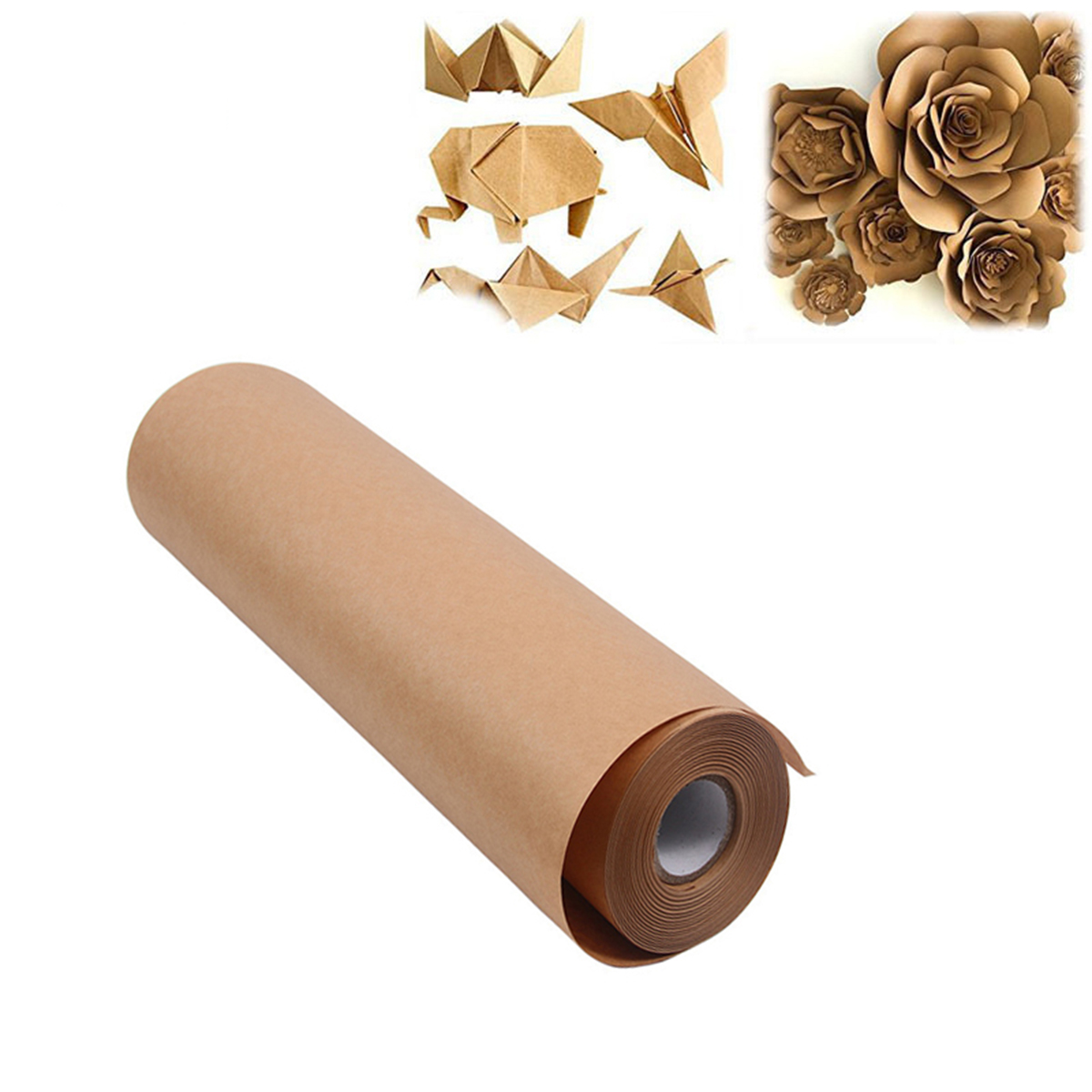 1 Roll of Brown Eco Kraft Pape - Art And Craft Recycle ulasan dan harga