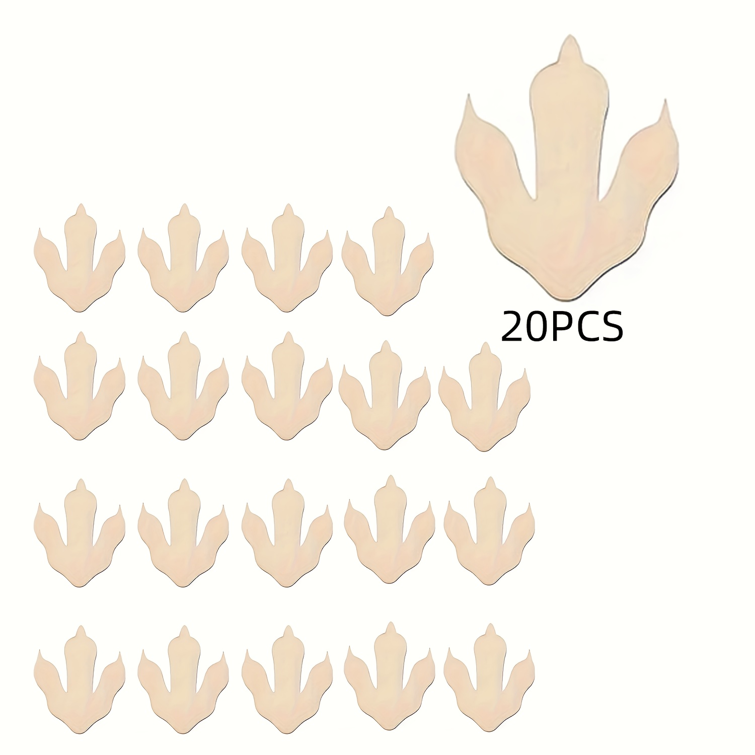 10/20 Pieces Wooden Dinosaur F - Dinosaur And Craft ulasan dan harga
