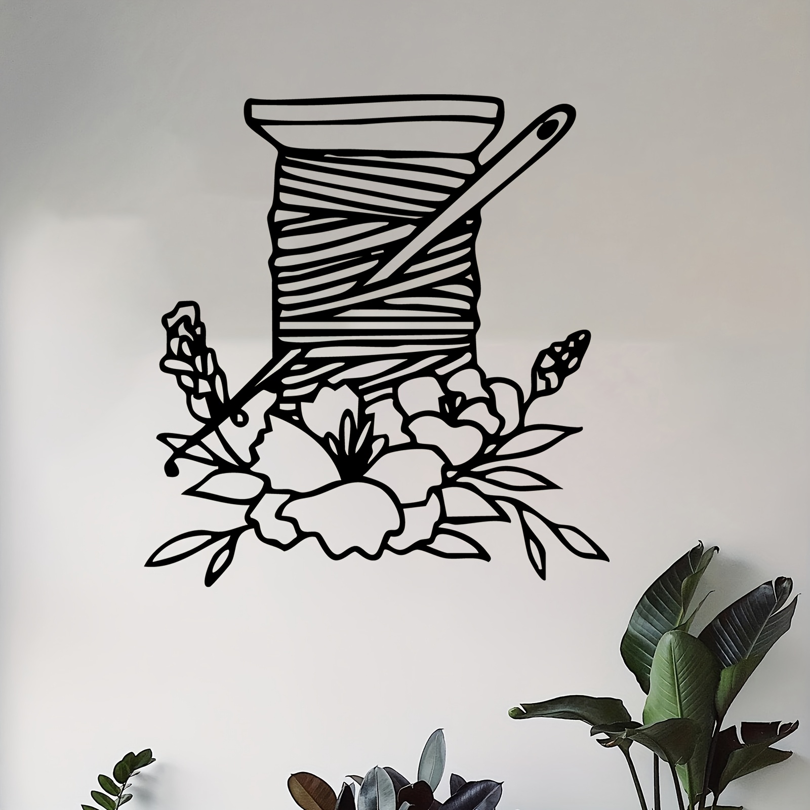 Thread Spool Floral Metal Wall - Art And Craft For Mother'S Day ulasan dan harga