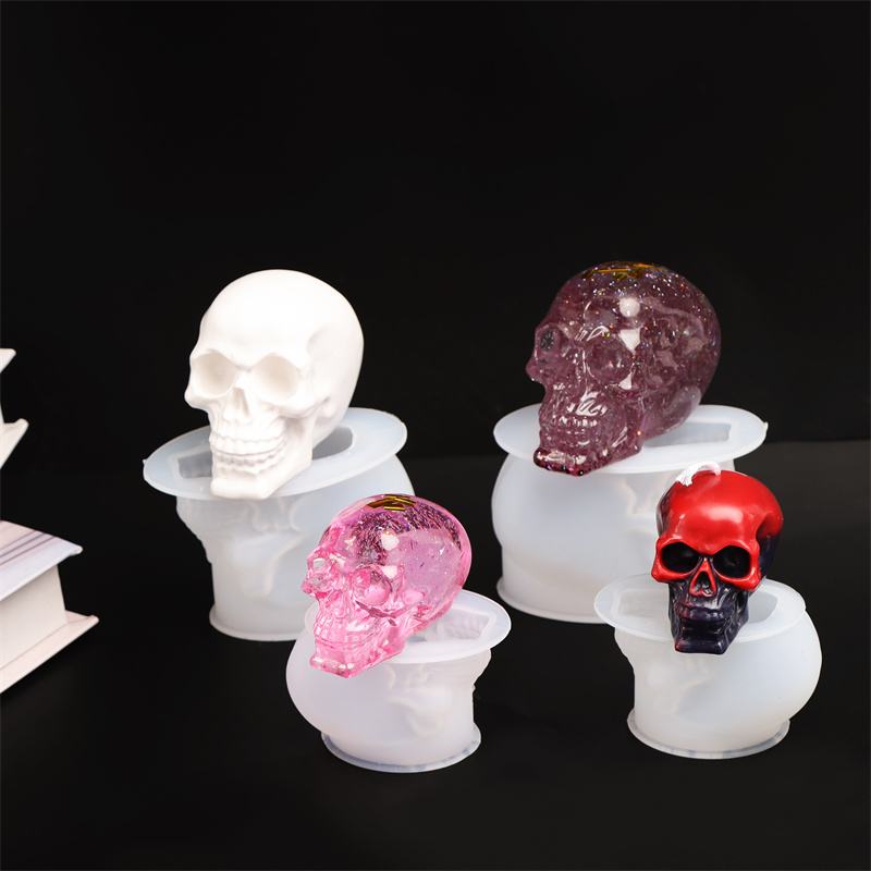 Skull Bone Shaped Silicone Can - Art Craft Halloween ulasan dan harga