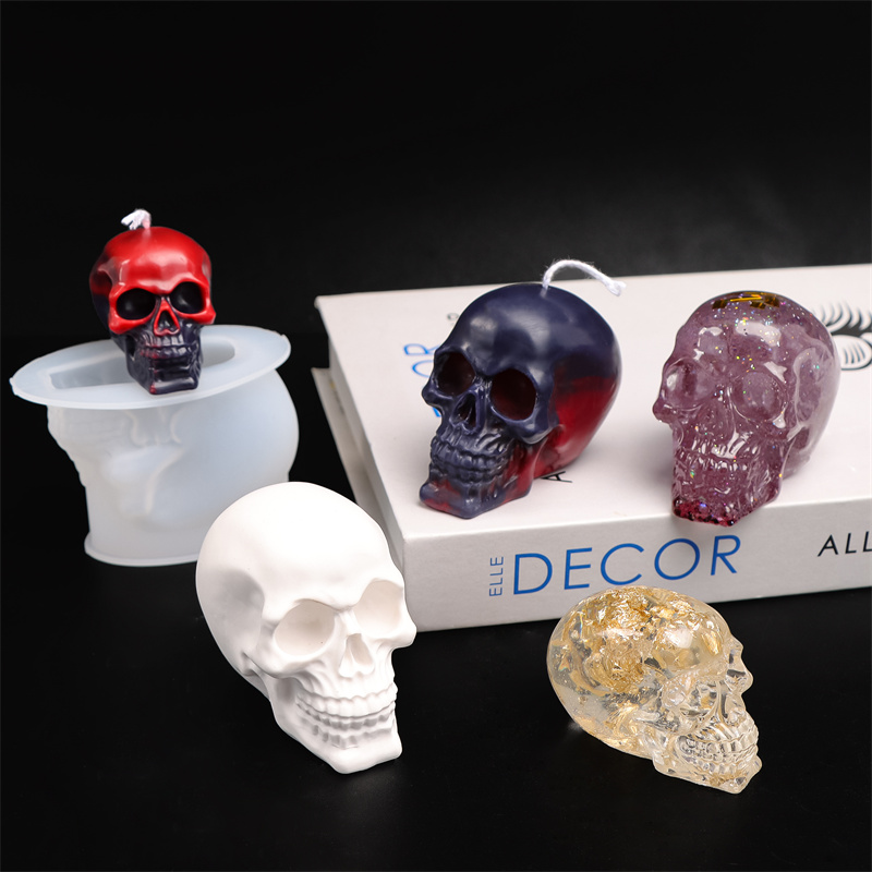 Skull Bone Shaped Silicone Can - Art Craft Halloween ulasan dan harga