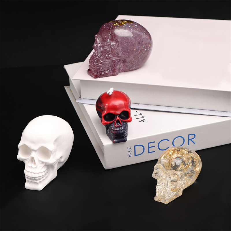 Skull Bone Shaped Silicone Can - Art Craft Halloween ulasan dan harga