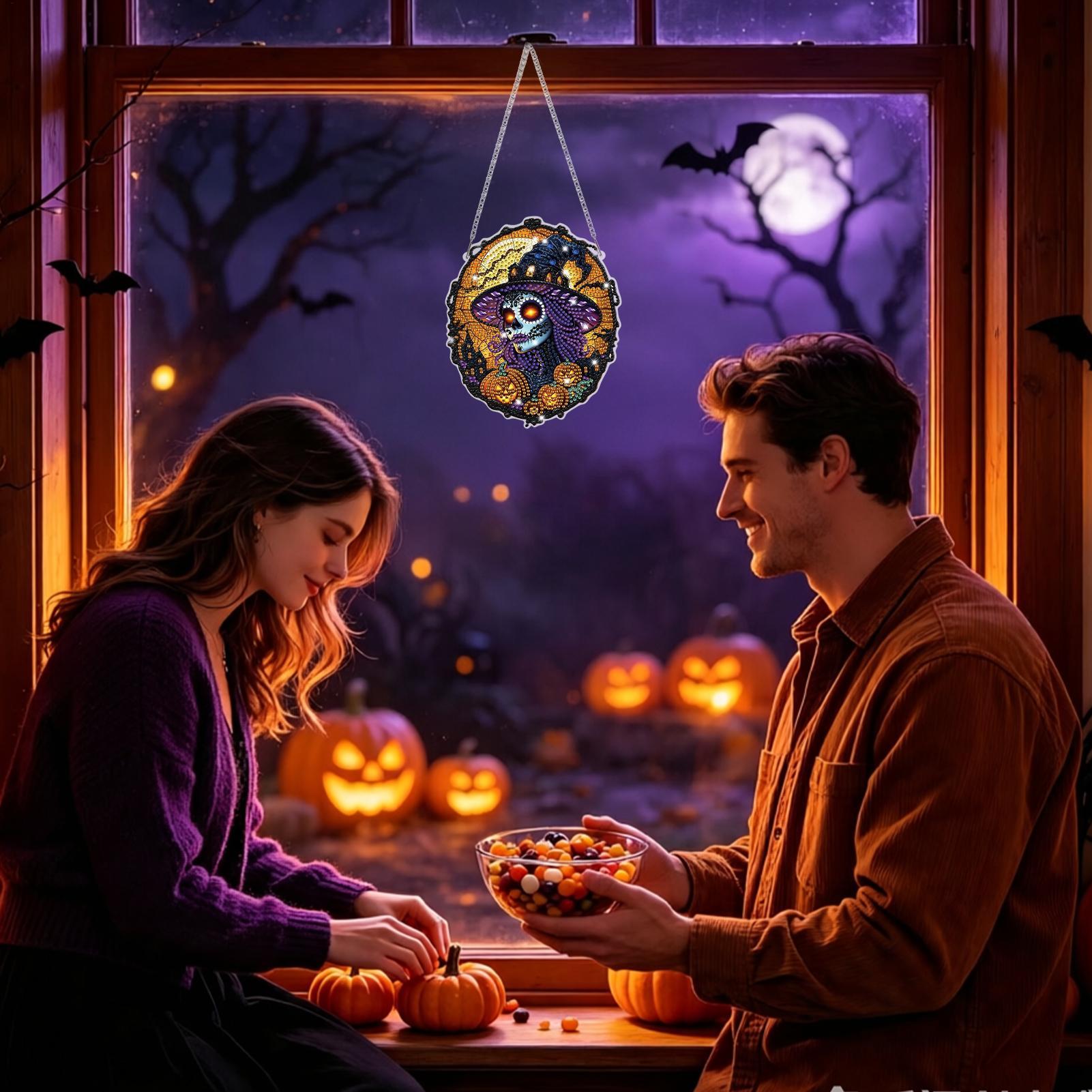 Rhinestone Painting Kit Hallow - Art Craft Halloween ulasan dan harga