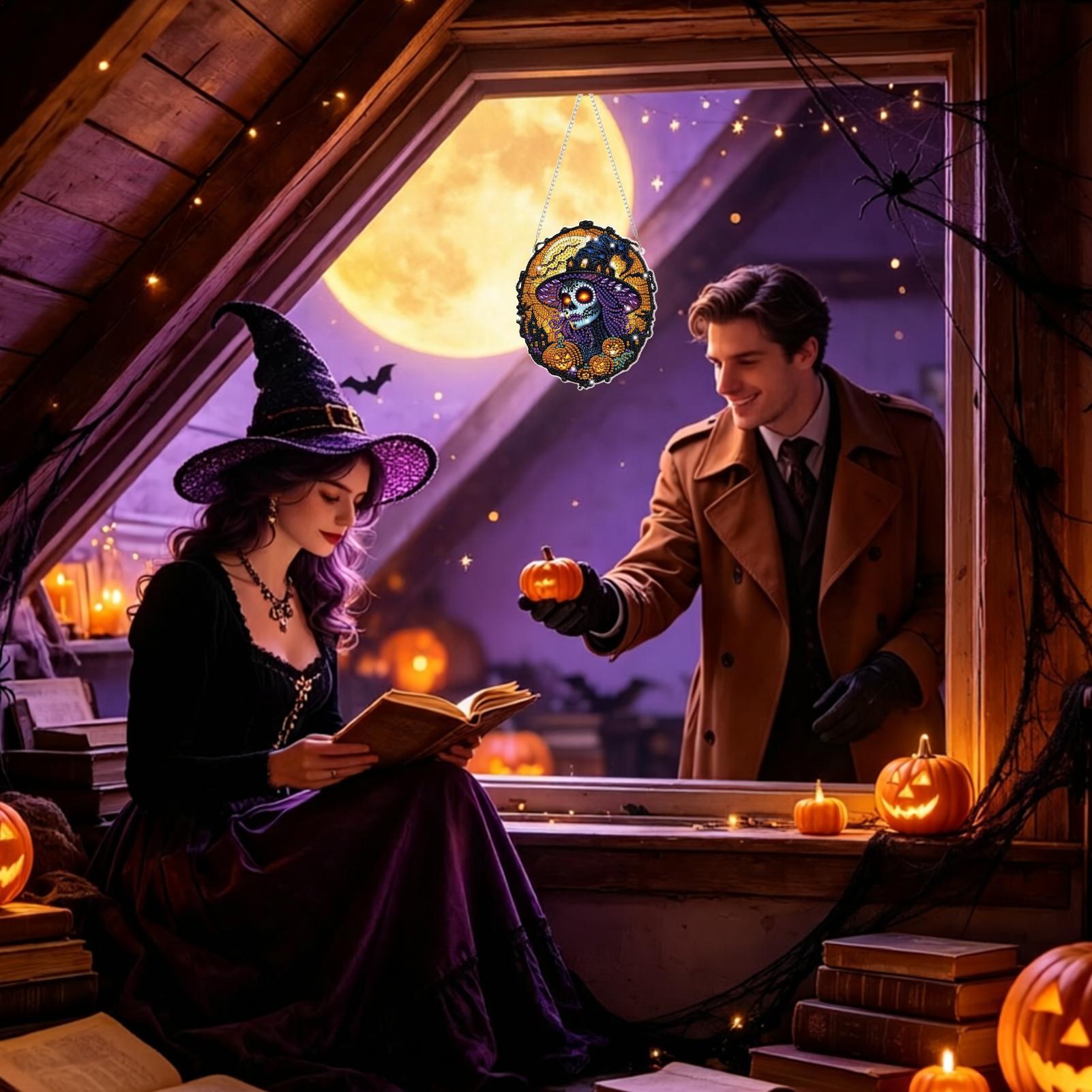 Rhinestone Painting Kit Hallow - Art Craft Halloween ulasan dan harga
