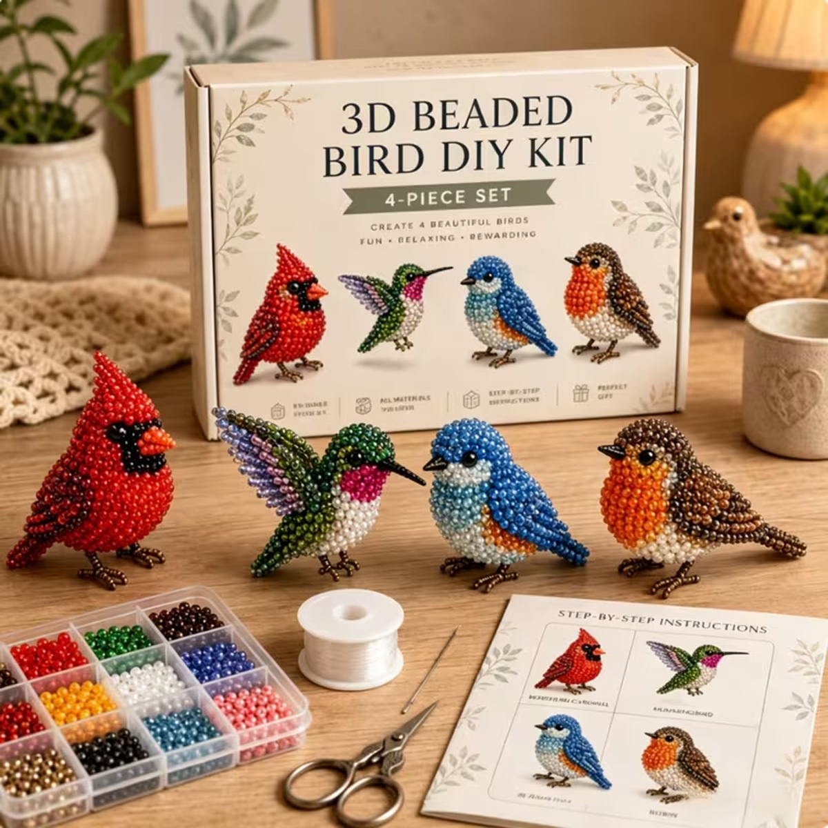 Mini 3D Beaded Animal DIY Kit, - The Art And Craft Of Jewelry ulasan dan harga