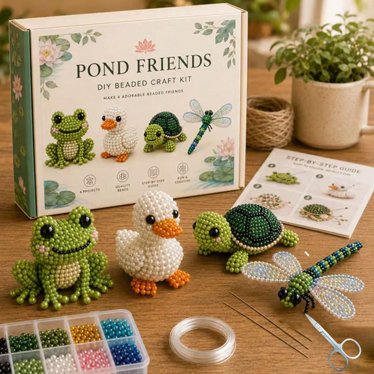 Mini 3D Beaded Animal DIY Kit, - The Art And Craft Of Jewelry ulasan dan harga