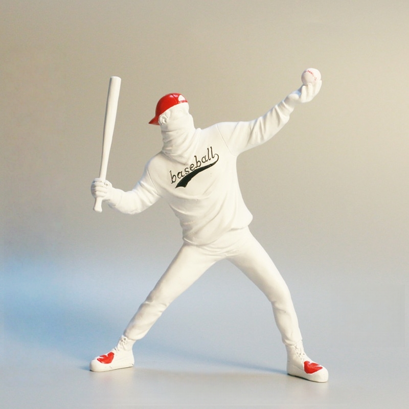 Banksy Statuette Art Crafts Tr - Art And Craft For Mother'S Day ulasan dan harga