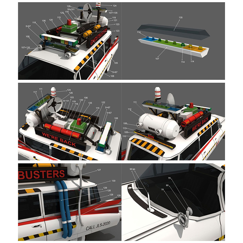 Ghostbusters Car Ecto-1A 1:20  - Art Craft Center ulasan dan harga