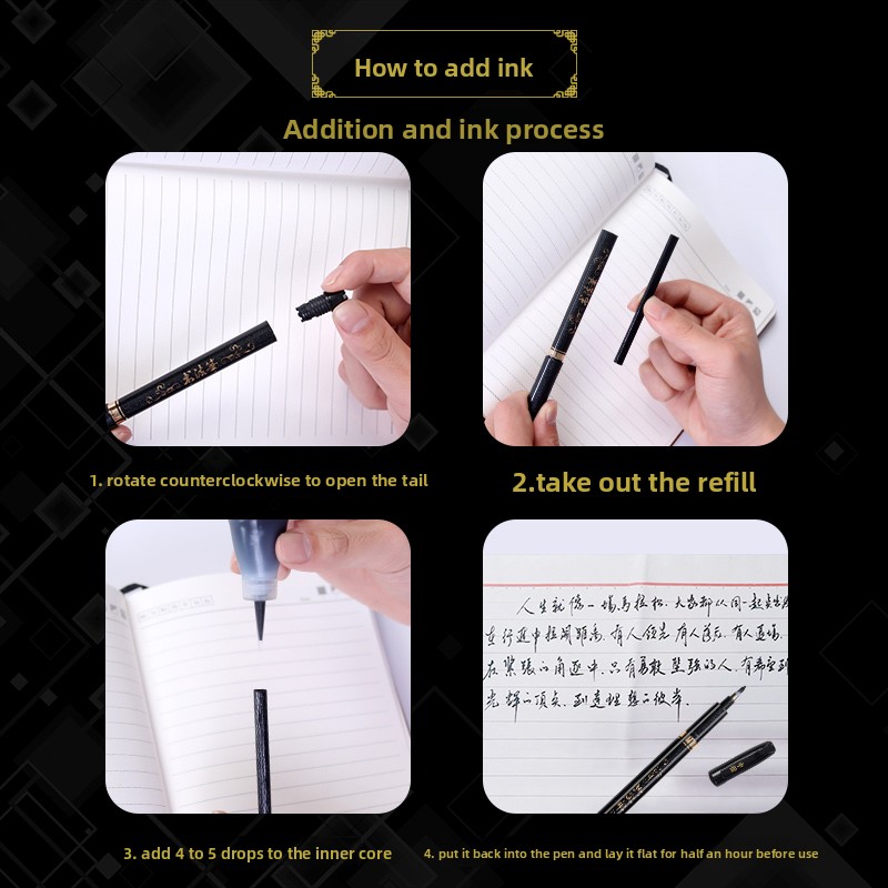 4PCS/SET Calligraphy Art Marke - Craft Art Set ulasan dan harga