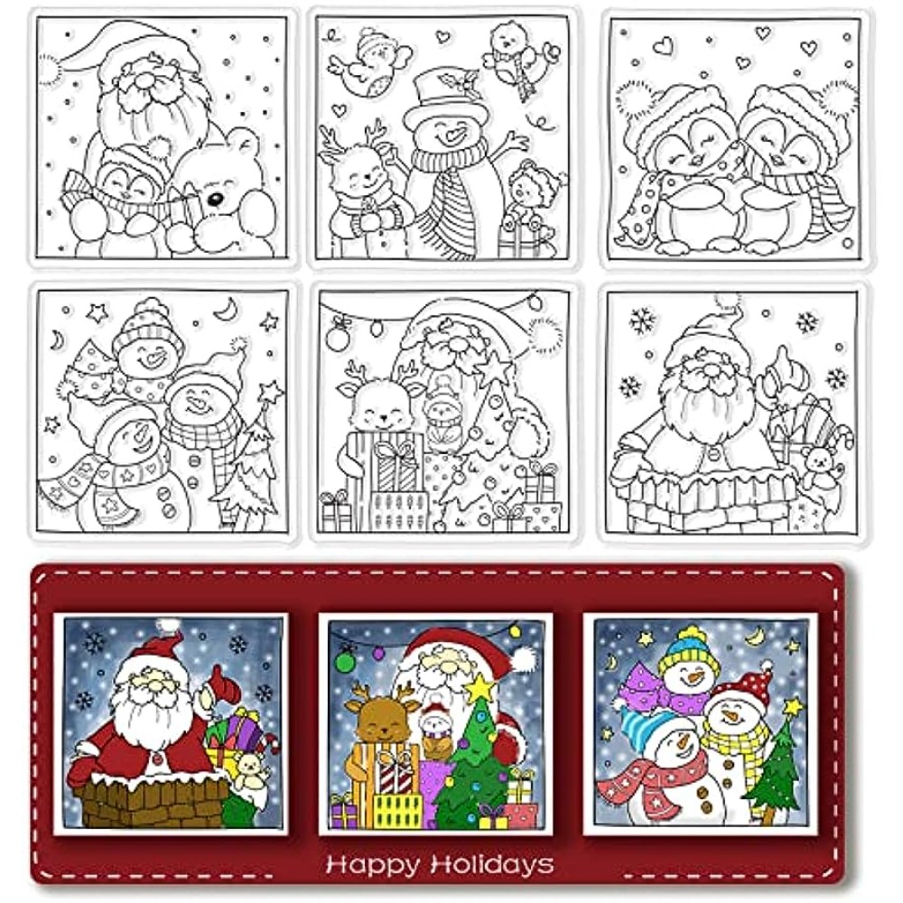 Clear Silicone Stamps Christma - Rubber Stamp Blank ulasan dan harga