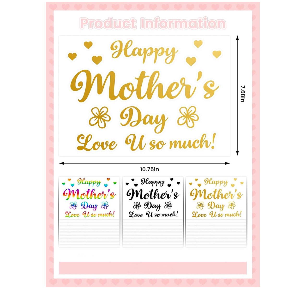 Mother’s Day Party Balloon Sti - Art And Craft For Mother'S Day ulasan dan harga