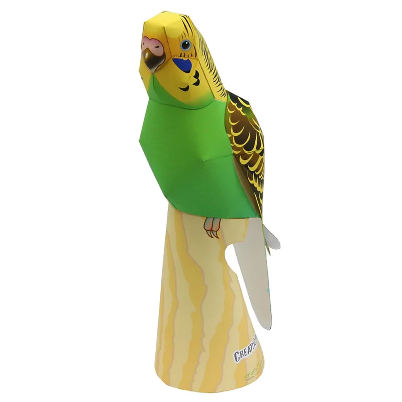 Budgerigar Parrot Bird Handmad - Art Craft Center ulasan dan harga