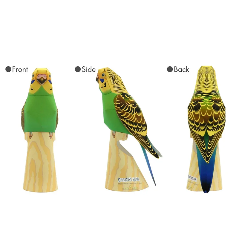 Budgerigar Parrot Bird Handmad - Art Craft Center ulasan dan harga