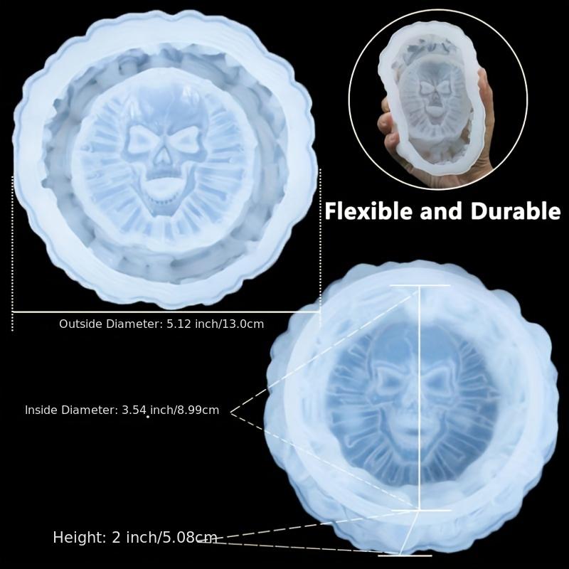 Ashtray mold, skull DIY craft  - Art Craft Party ulasan dan harga