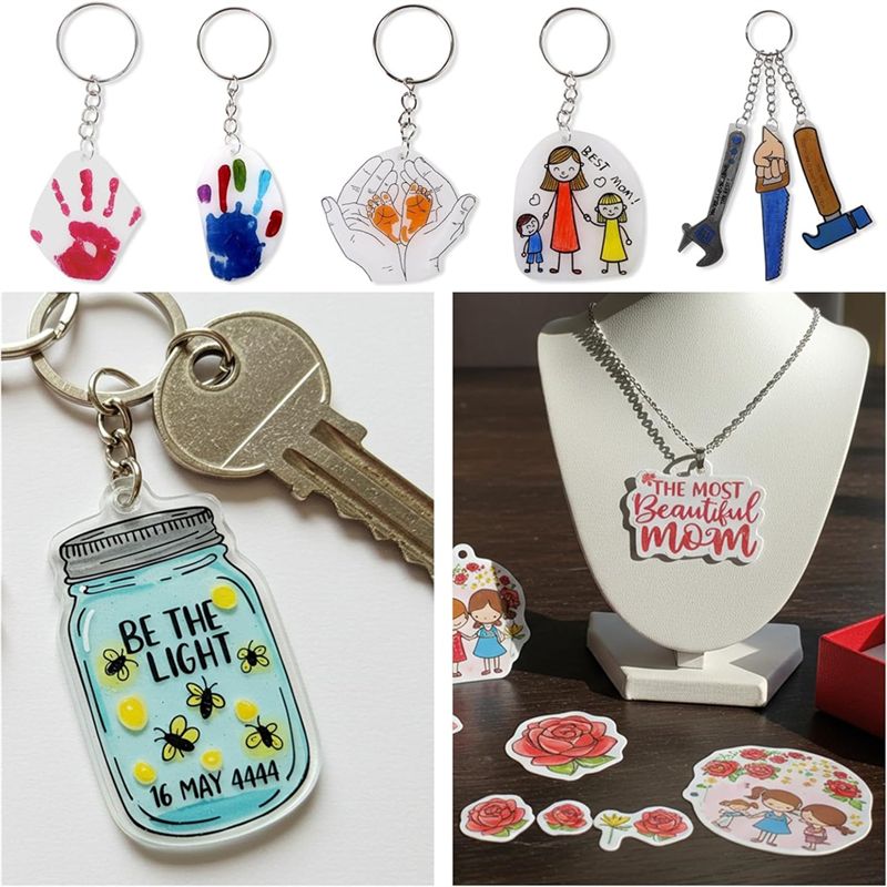 LIKE WISH Shrink Plastic Art S - Art And Craft For Mother'S Day ulasan dan harga